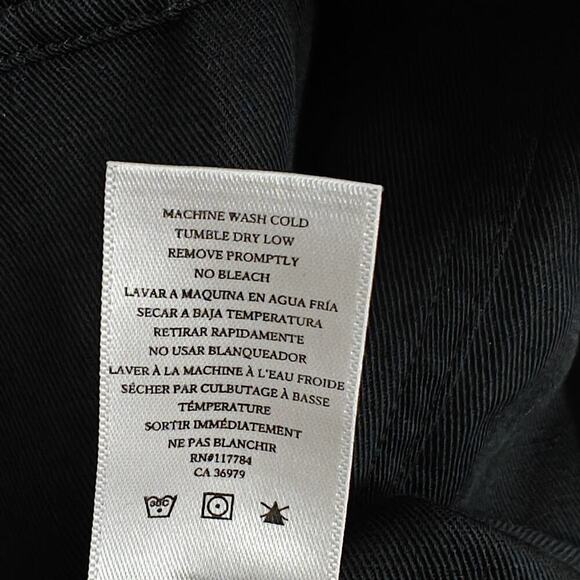 Rails Elliot Embroidered Utility Shirt Jacket Sz XS Black Metallic Roses Shacket - Picture 13 of 13